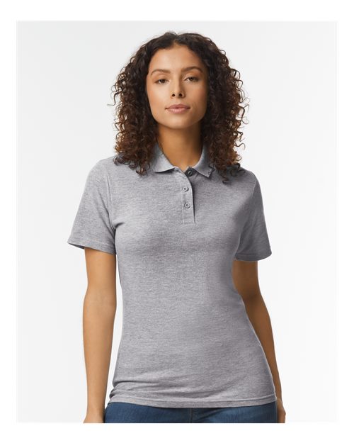 Gildan 64800L - Women's Softstyle Pique Polo - Sport Grey