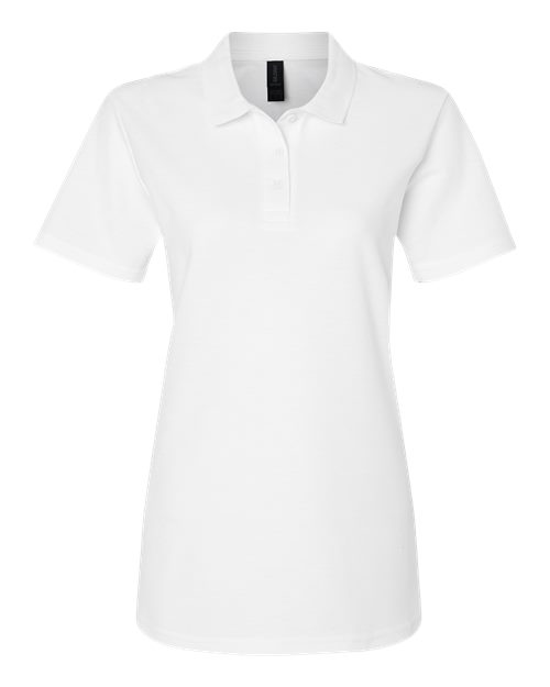 Gildan 64800L - Women's Softstyle Pique Polo - White
