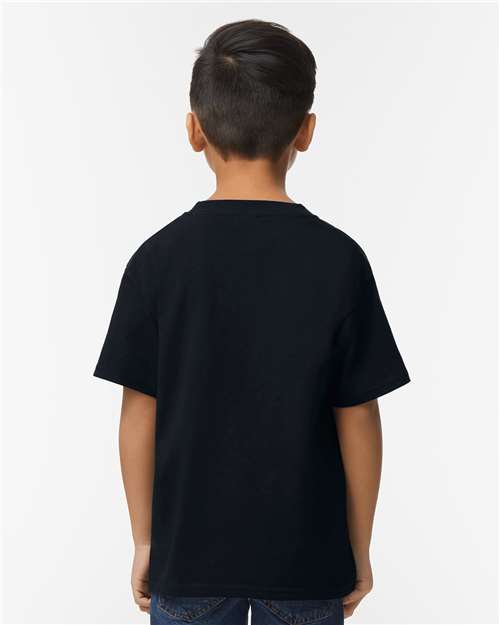Gildan 65000B - Youth Softstyle Midweight T-Shirt - Pitch Black
