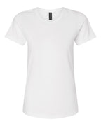 Gildan 65000L — Women's Softstyle® Midweight T-Shirt — White (flat)