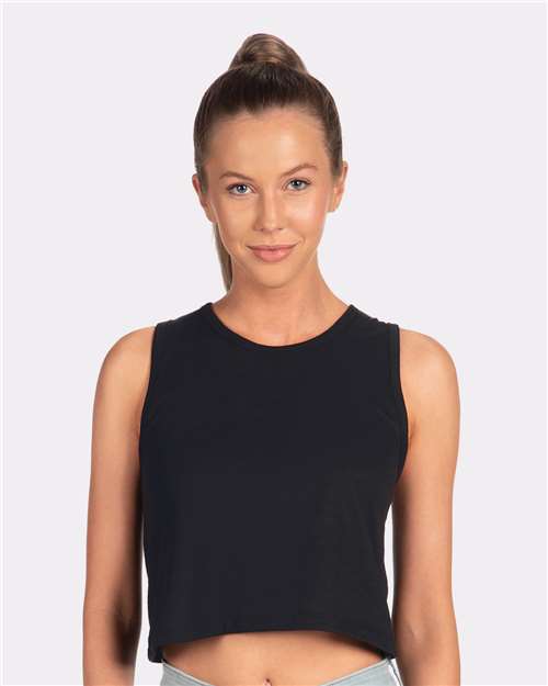 Next Level 5083 - Women's Festival Crop Tank - Black