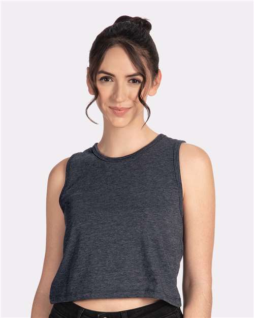 Next Level 5083 - Women's Festival Crop Tank - Charcoal