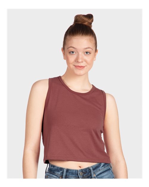 Next Level 5083 - Women's Festival Crop Tank - Smoked Paprika