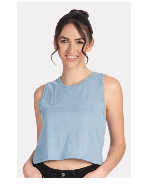 Next Level 5083 - Women's Festival Crop Tank - Stonewash Denim