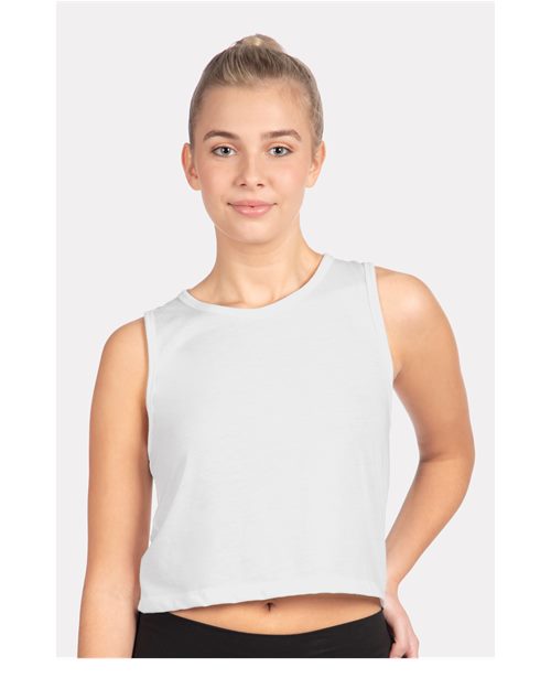 Next Level 5083 - Women's Festival Crop Tank - White