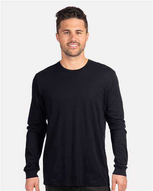 Next Level 6211 - Unisex CVC Long Sleeve T-Shirt - Black