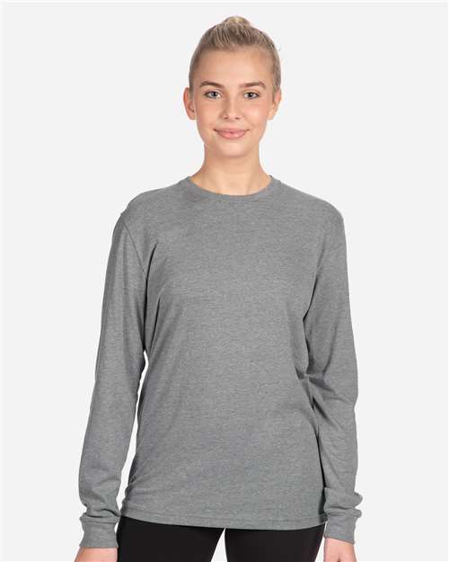Next Level 6211 - Unisex CVC Long Sleeve T-Shirt - Dark Heather Grey