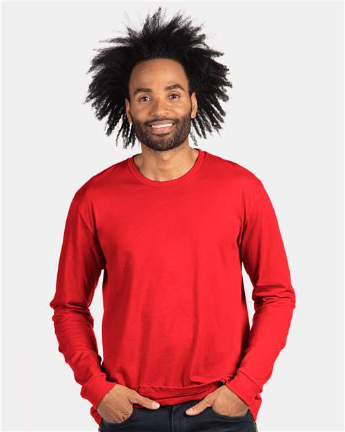 Next Level 6211 - Unisex CVC Long Sleeve T-Shirt - Red