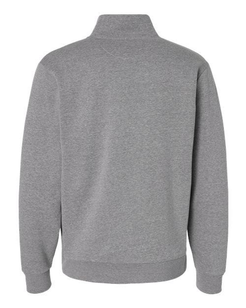 Next Level 9643 - Unisex Fleece Quarter-Zip Pullover - Heather Grey