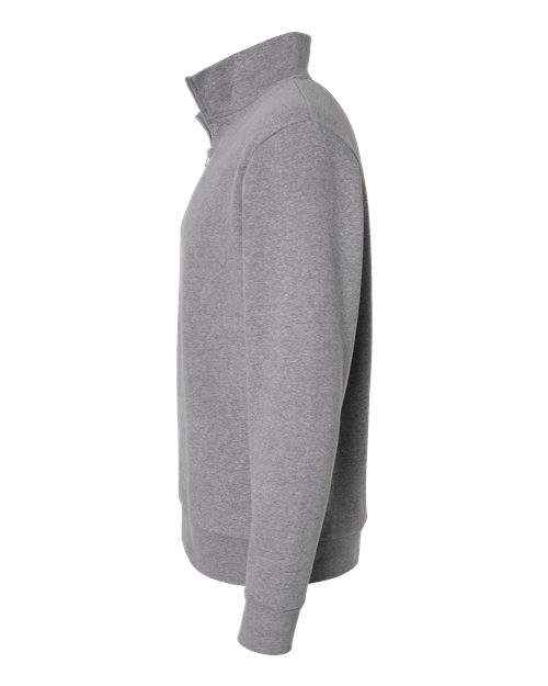 Next Level 9643 - Unisex Fleece Quarter-Zip Pullover - Heather Grey