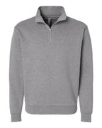 Next Level 9643 - Unisex Fleece Quarter-Zip Pullover - Heather Grey