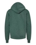 BELLA + CANVAS 3719Y - Youth Sponge Fleece Hoodie Sweatshirt - Heather Forest