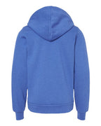 BELLA + CANVAS 3719Y - Youth Sponge Fleece Hoodie Sweatshirt - Heather True Royal