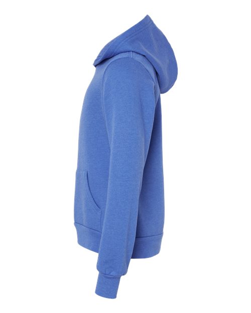 BELLA + CANVAS 3719Y - Youth Sponge Fleece Hoodie Sweatshirt - Heather True Royal