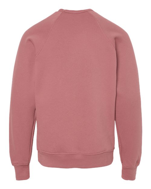 BELLA + CANVAS 3901Y - Youth Sponge Fleece Crewneck Sweatshirt - Mauve