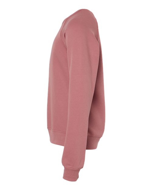 BELLA + CANVAS 3901Y - Youth Sponge Fleece Crewneck Sweatshirt - Mauve