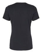BELLA + CANVAS 6405CVC - Women's Relaxed Heather CVC V-Neck Tee - Solid Black Blend