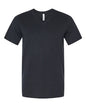 BELLA + CANVAS 3005CVC - Unisex Heather CVC V-Neck Tee - Solid Black Blend