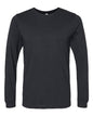 BELLA + CANVAS 3501CVC - Heather CVC Long Sleeve Tee - Solid Black Blend