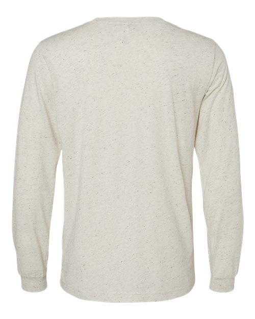 BELLA + CANVAS 3513 - Unisex Triblend Long Sleeve Tee - Oatmeal Triblend