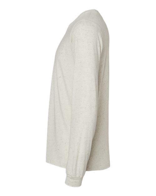 BELLA + CANVAS 3513 - Unisex Triblend Long Sleeve Tee - Oatmeal Triblend