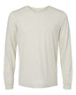 BELLA + CANVAS 3513 - Unisex Triblend Long Sleeve Tee - Oatmeal Triblend
