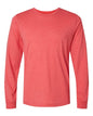 BELLA + CANVAS 3513 - Unisex Triblend Long Sleeve Tee - Red Triblend