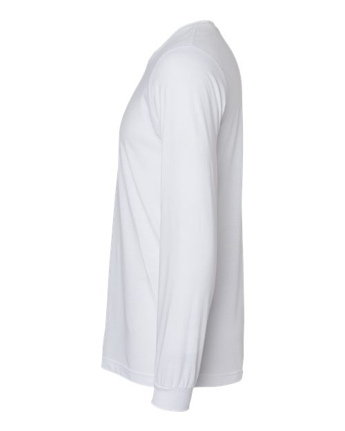 BELLA + CANVAS 3513 - Unisex Triblend Long Sleeve Tee - Solid White Triblend
