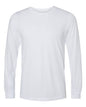 BELLA + CANVAS 3513 - Unisex Triblend Long Sleeve Tee - Solid White Triblend