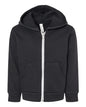 BELLA + CANVAS 3739T — Toddler Sponge Fleece Full-Zip Hoodie Sweatshirt — Black