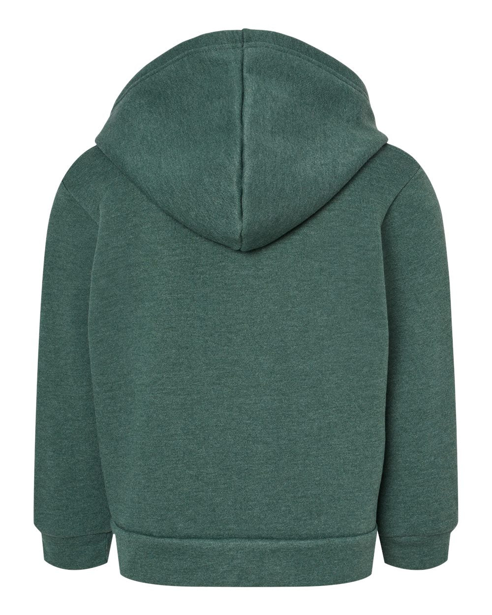 BELLA + CANVAS 3739T — Toddler Sponge Fleece Full-Zip Hoodie Sweatshirt — Heather Forest (flat)