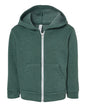 BELLA + CANVAS 3739T — Toddler Sponge Fleece Full-Zip Hoodie Sweatshirt — Heather Forest