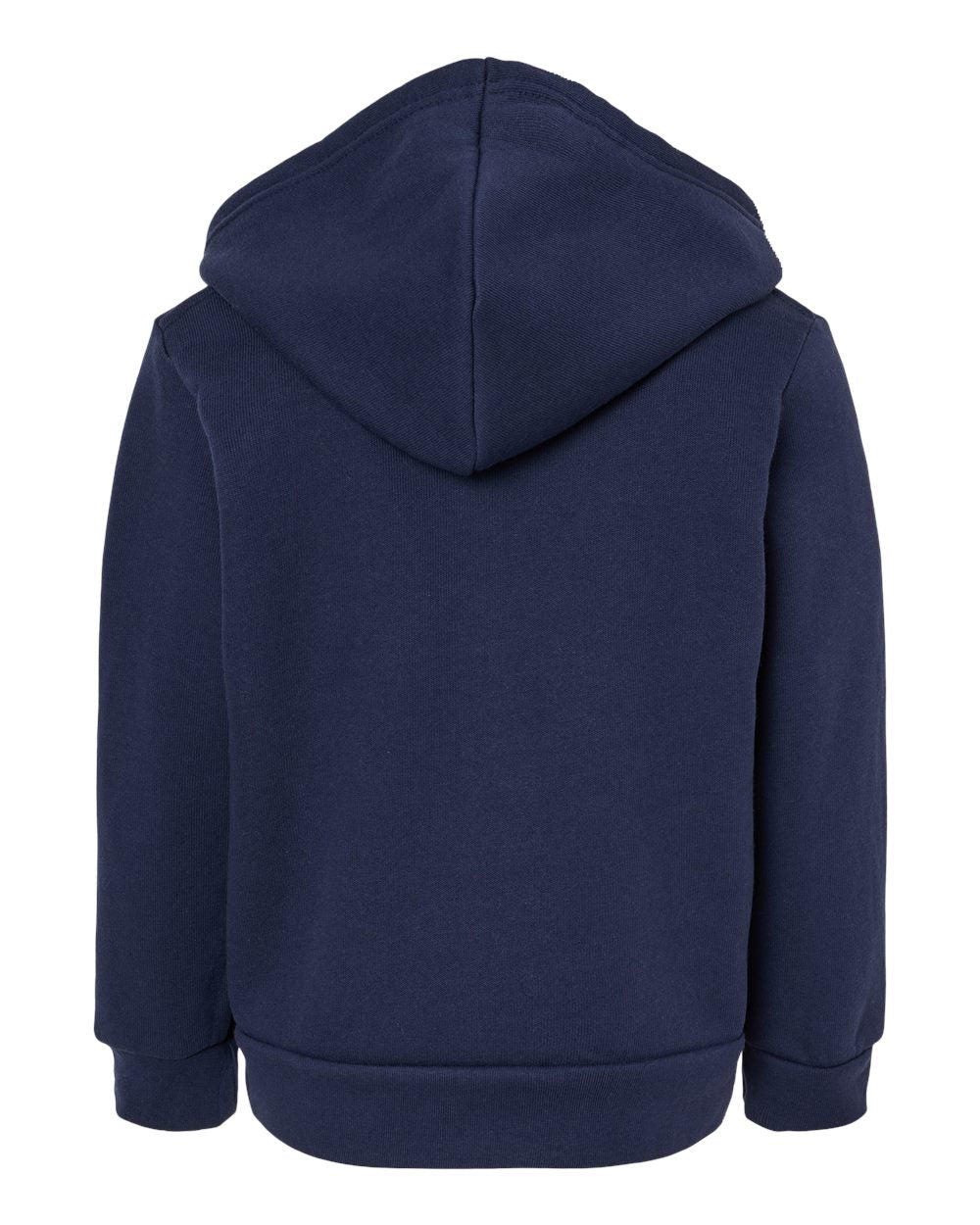 BELLA + CANVAS 3739T — Toddler Sponge Fleece Full-Zip Hoodie Sweatshirt — Navy (flat)