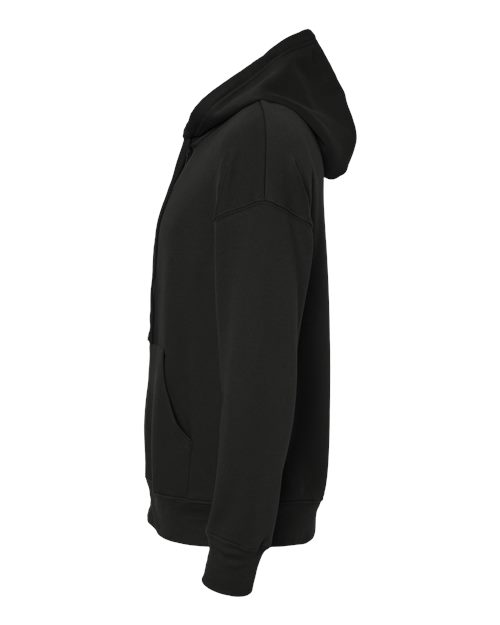 BELLA + CANVAS 3759 - Unisex Sponge Fleece DTM Full-Zip Hoodie Sweatshirt - Black