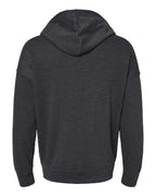 BELLA + CANVAS 3759 - Unisex Sponge Fleece DTM Full-Zip Hoodie Sweatshirt - Dark Grey Heather