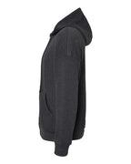 BELLA + CANVAS 3759 - Unisex Sponge Fleece DTM Full-Zip Hoodie Sweatshirt - Dark Grey Heather