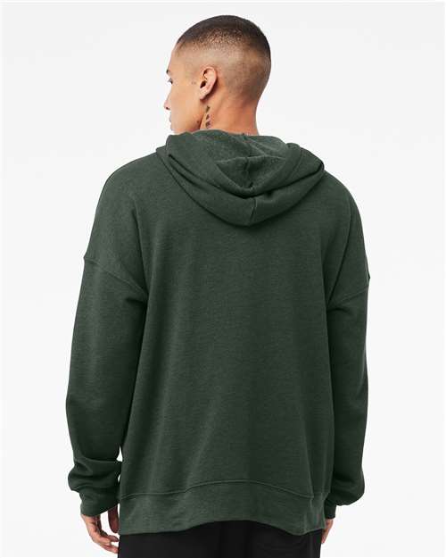 BELLA + CANVAS 3759 - Unisex Sponge Fleece DTM Full-Zip Hoodie Sweatshirt - Heather Forest