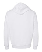 BELLA + CANVAS 3759 - Unisex Sponge Fleece DTM Full-Zip Hoodie Sweatshirt - White