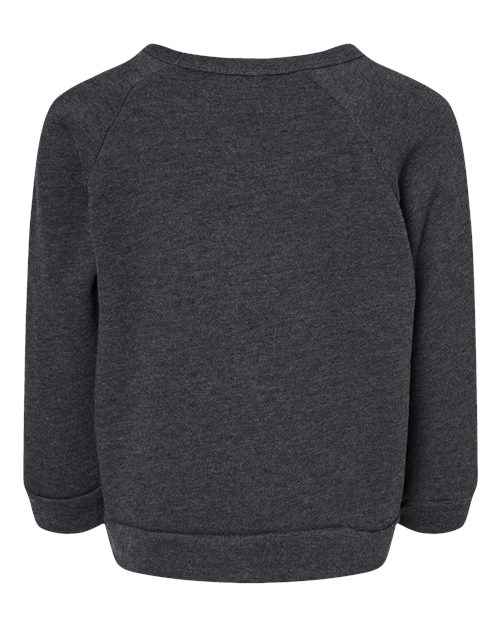BELLA + CANVAS 3901T - Toddler Sponge Fleece Raglan Crewneck Sweatshirt