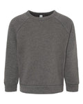 BELLA + CANVAS 3901T - Toddler Sponge Fleece Raglan Crewneck Sweatshirt BELLA + CANVAS