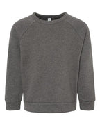 BELLA + CANVAS 3901T - Toddler Sponge Fleece Raglan Crewneck Sweatshirt BELLA + CANVAS
