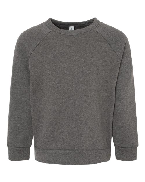 BELLA + CANVAS 3901T - Toddler Sponge Fleece Raglan Crewneck Sweatshirt BELLA + CANVAS