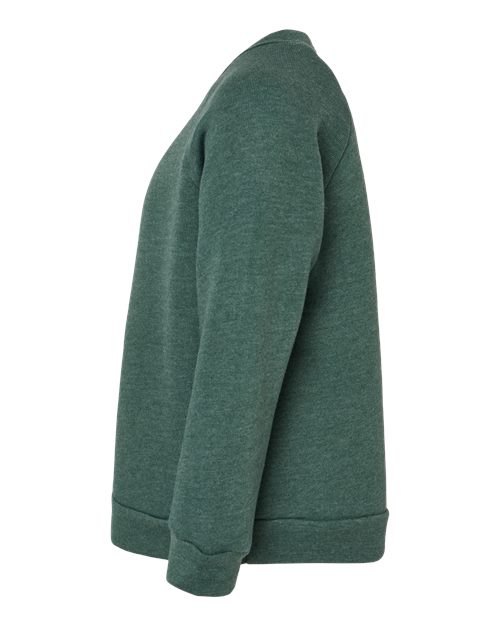 BELLA + CANVAS 3901T - Toddler Sponge Fleece Raglan Crewneck Sweatshirt - Heather Forest