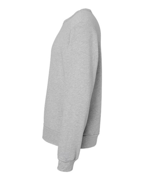 BELLA + CANVAS 3911 - Unisex Sponge Fleece Classic Crewneck Sweatshirt - Athletic Heather
