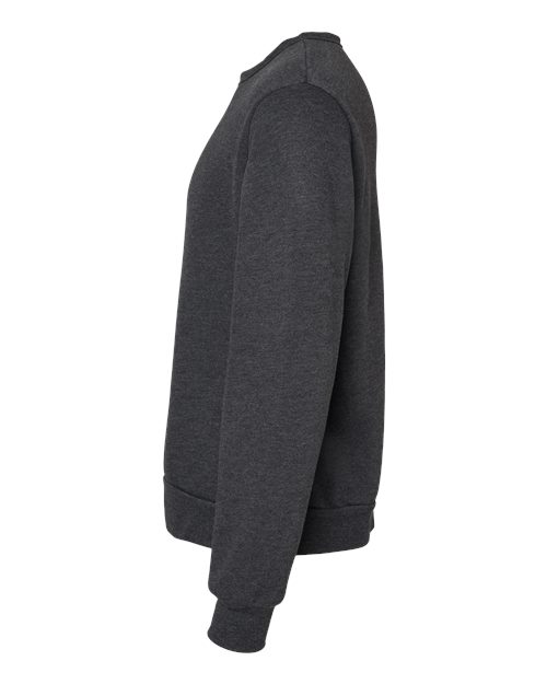 BELLA + CANVAS 3911 - Unisex Sponge Fleece Classic Crewneck Sweatshirt - Dark Grey Heather