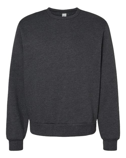 BELLA + CANVAS 3911 - Unisex Sponge Fleece Classic Crewneck Sweatshirt - Dark Grey Heather