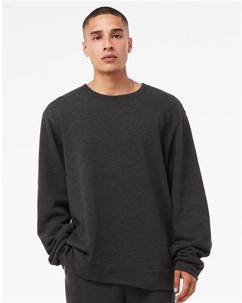 BELLA + CANVAS 3911 - Unisex Sponge Fleece Classic Crewneck Sweatshirt - Dark Grey Heather