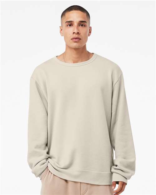 BELLA + CANVAS 3911 - Unisex Sponge Fleece Classic Crewneck Sweatshirt - Heather Dust