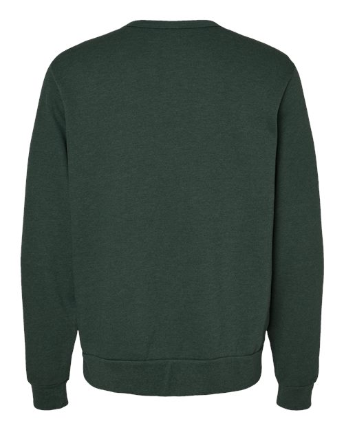 BELLA + CANVAS 3911 - Unisex Sponge Fleece Classic Crewneck Sweatshirt - Heather Forest
