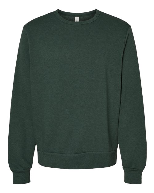 BELLA + CANVAS 3911 - Unisex Sponge Fleece Classic Crewneck Sweatshirt - Heather Forest